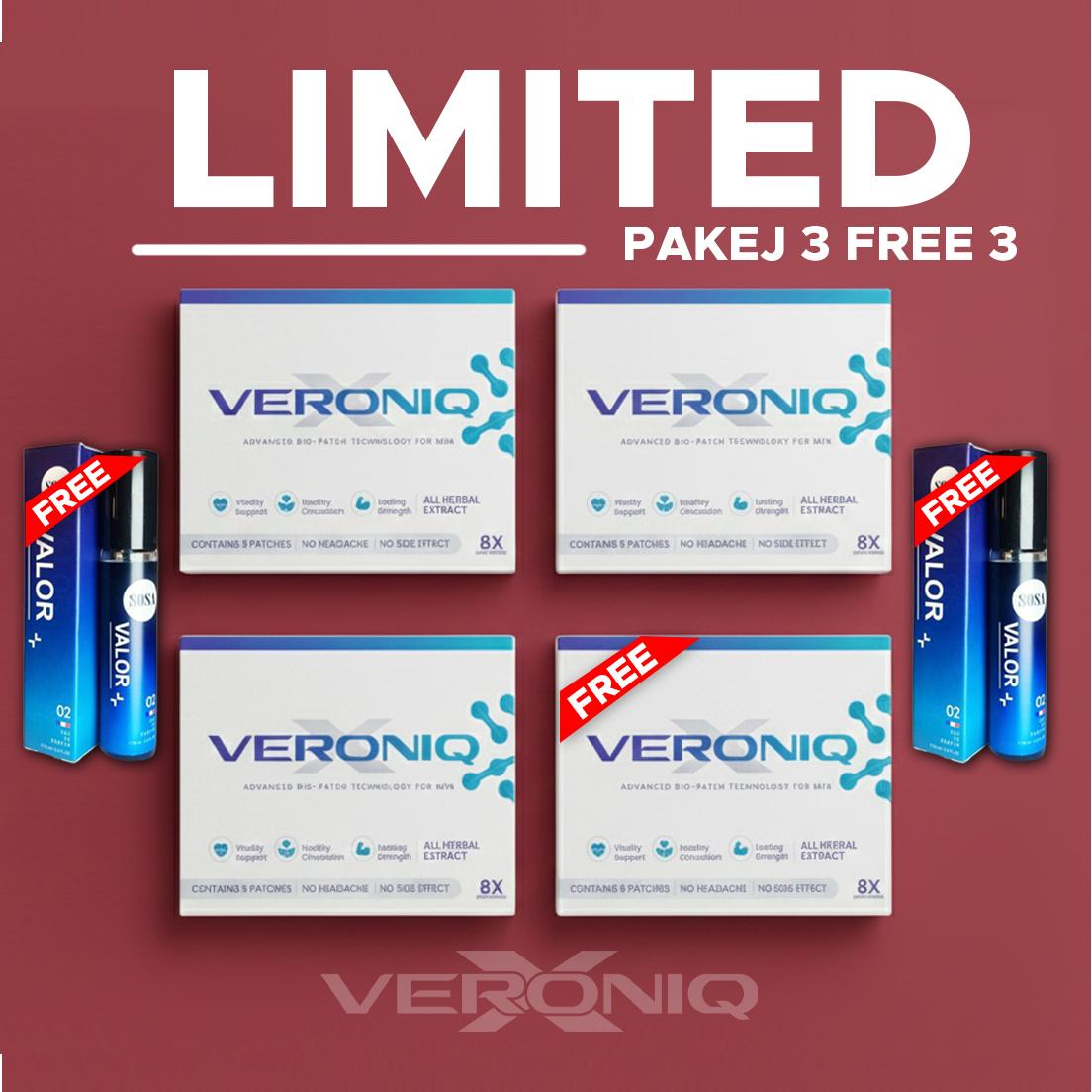 PAKEJ LIMITED (3 KOTAK VERONIQX + FREE 1 KOTAK + 2 PERFUME)